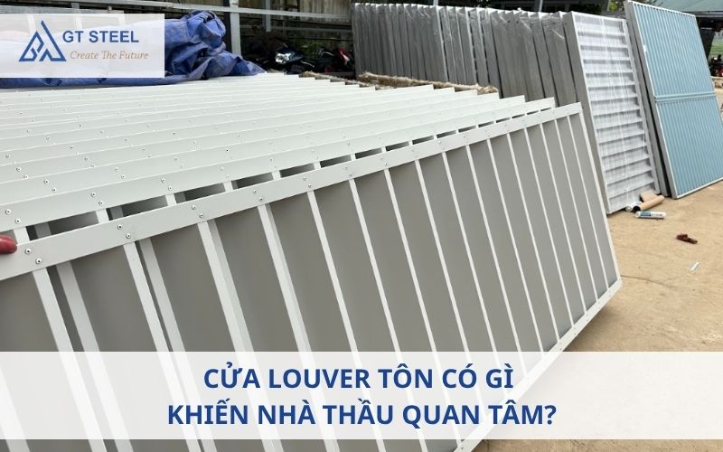 Cửa louver tôn