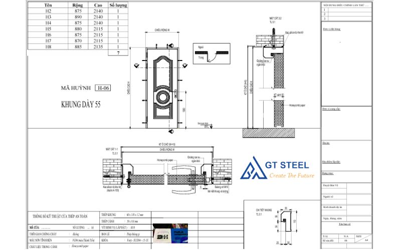 Cửa thép chống cháy vân gỗ