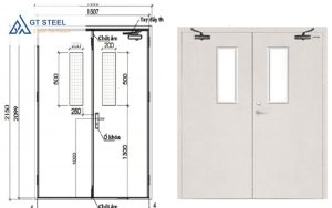 cửa thép chống cháy 60 phút