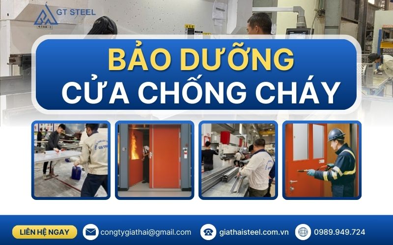 bảo dưỡng cửa chống cháy 