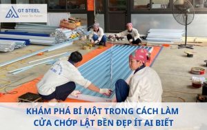 cách làm cửa chớp lật