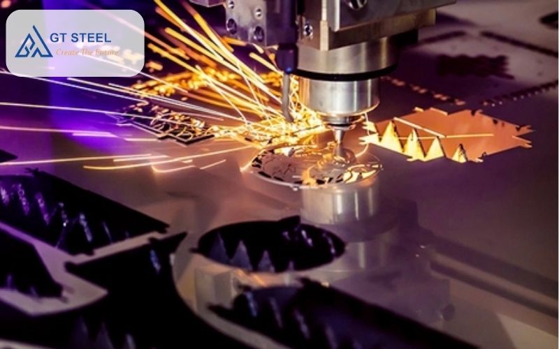 cắt laser thép tấm 