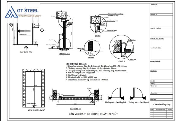 cửa thép chống cháy 
