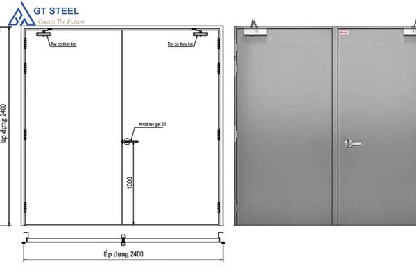 cửa thép chống cháy 