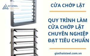 làm cửa chớp lật