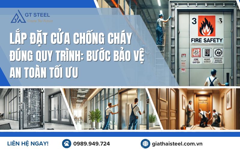 lắp đặt cửa chống cháy