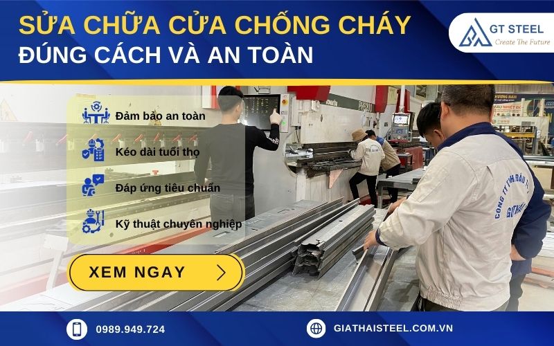 sửa chữa cửa chống cháy 