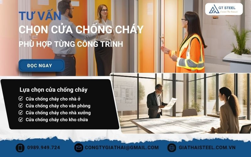 tư vấn chọn cửa chống cháy 